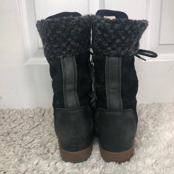 Cushe Boho Chill Leather Waterproof Lace Up Boots 6 - Picture 3 of 8